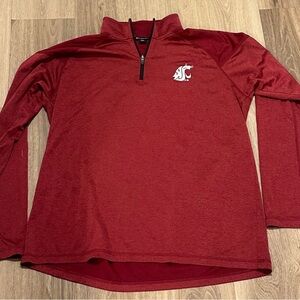 Washington State Champion Red Quarter-Zip Pullover size 2XL